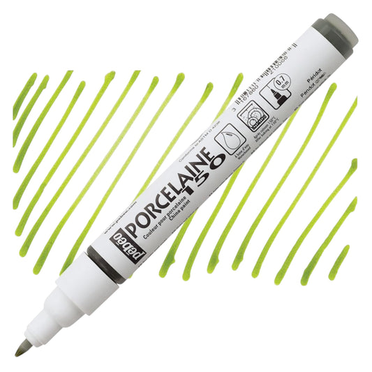 Pebeo Porcelaine 150 Paint Marker - Peridot Green, Feine Spitze