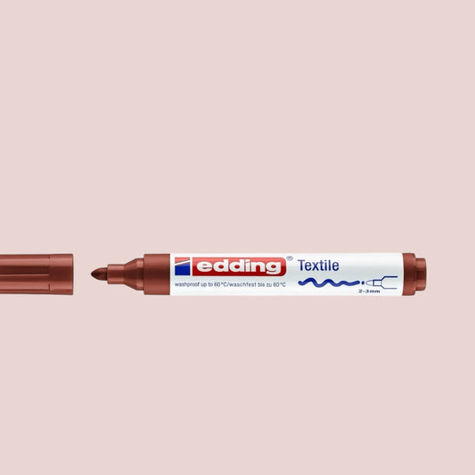Edding 4500 Textile Marker – 2-3 mm Rundspitze, Brown