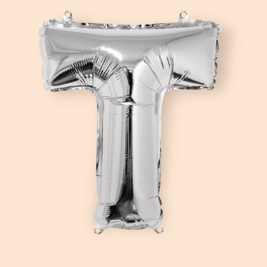 Folienballon, Buchstabe T 40cm