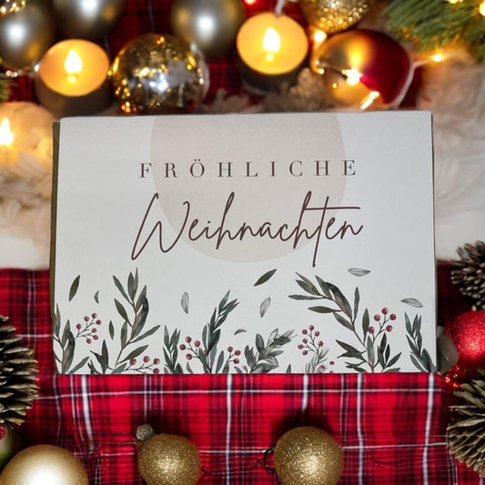 Postcard Frogs Christmas .