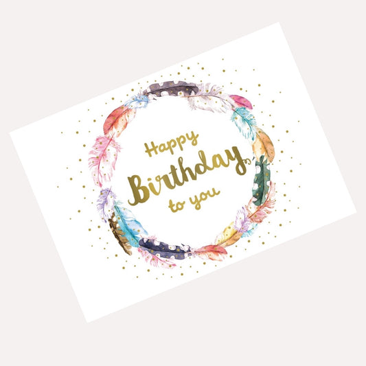 postcard Happy Birthday