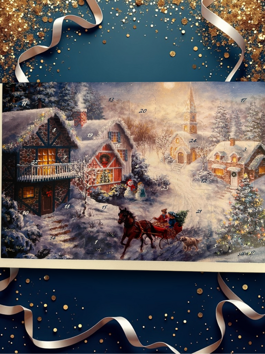 postcard Advent calendar