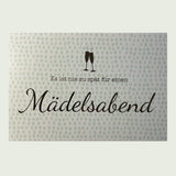 Postkarte „Mädelsabend“