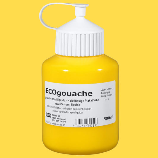 Pébéo Ecogouache Primärgelb – 500 ml