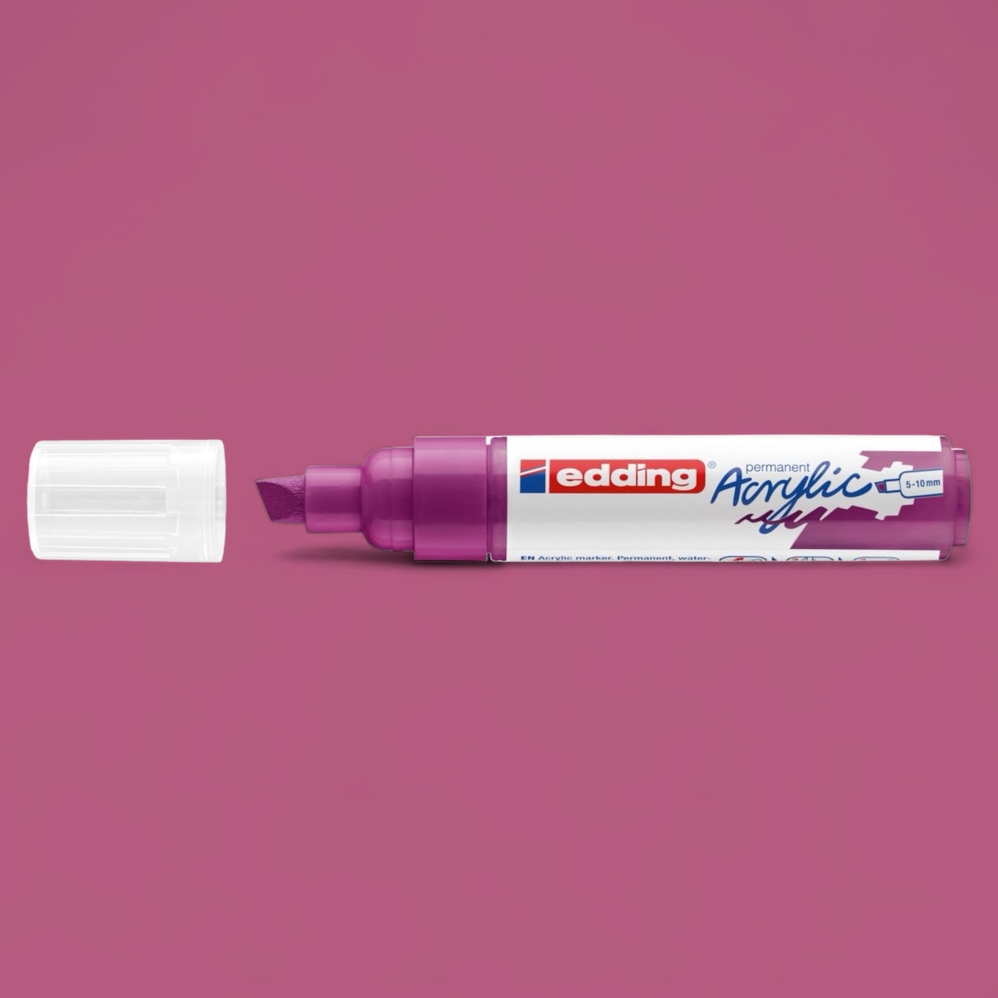 Edding 5000 Acrylic Marker Berry 910, wedge tip 5-10 mm