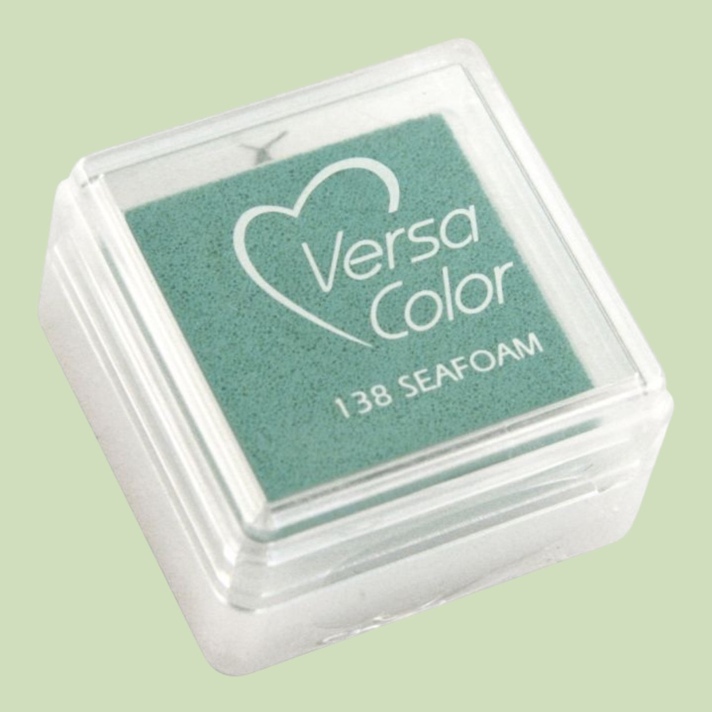 Rayher stamp pad Versacolor, 138 sea green stamp area 2.5x2.5 cm