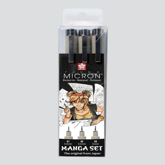 Sakura Pigma Micron Manga Set