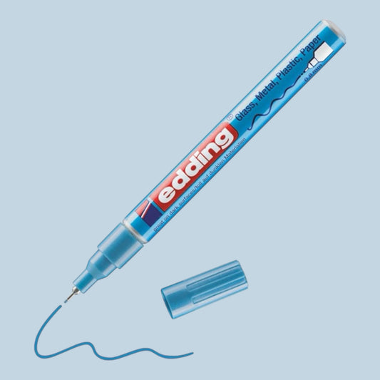 Edding 780 Glanzlack-Marker hellblau-metallic , 0,8 mm