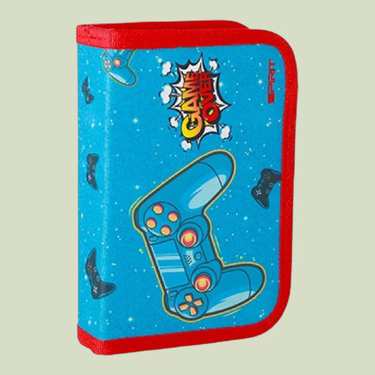 Schüler-Etui "GAME OVER", 1-Zipp, 28-tlg
