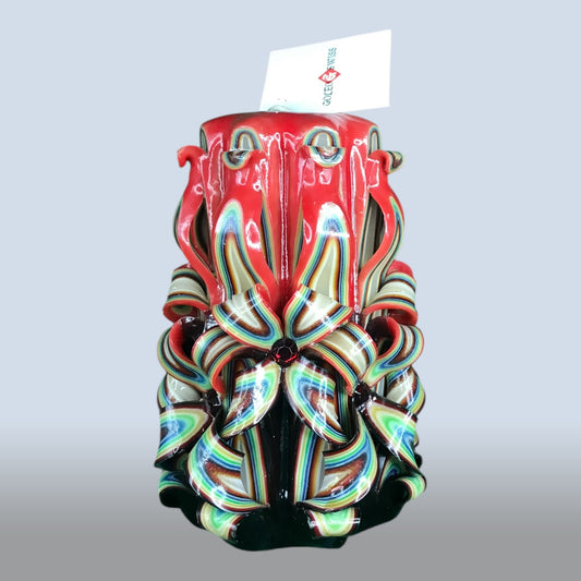 Geschnitzte Kerze Mittel - Garden Spark