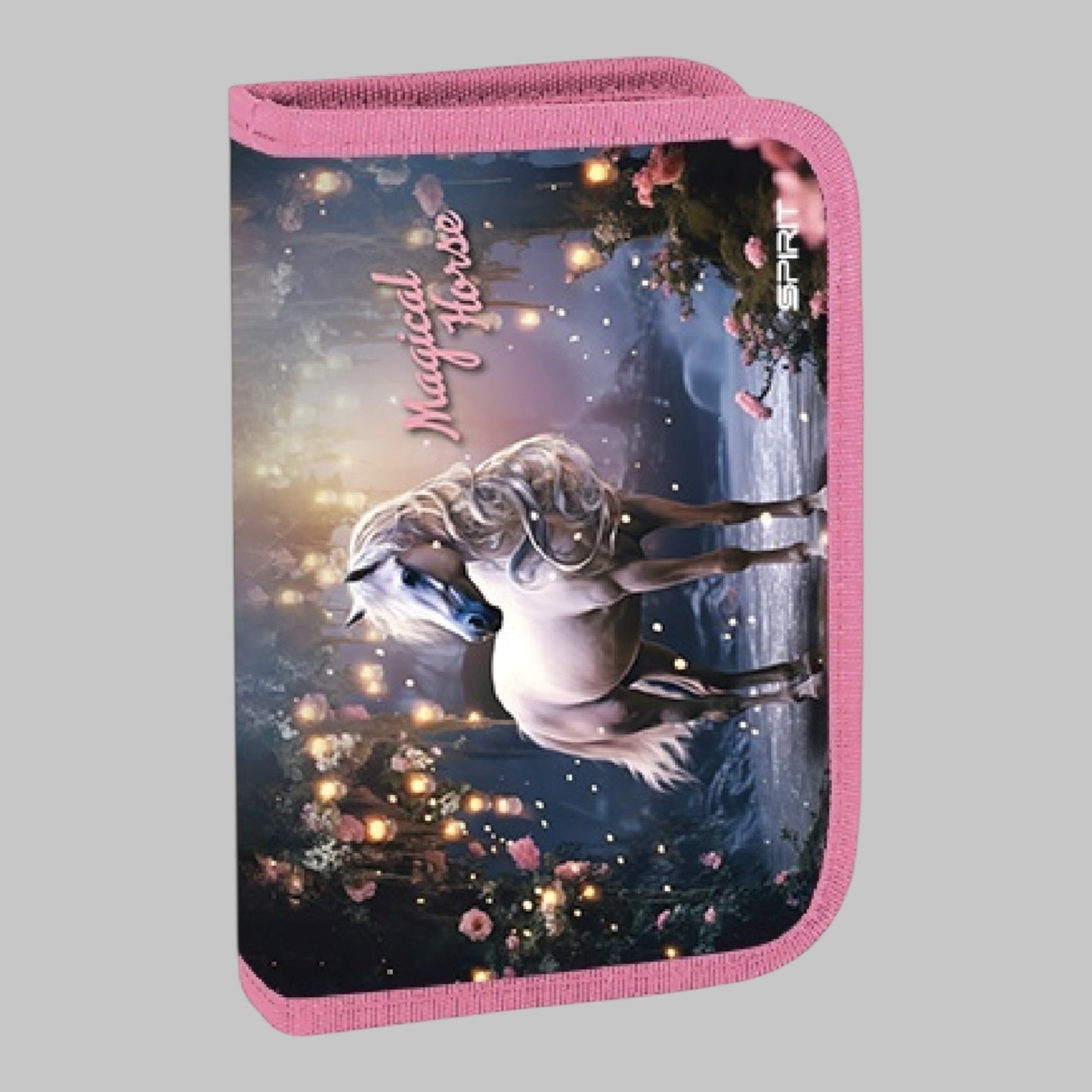 Schüler-Etui " Magic Horse ", 1-Zipp, 22-tlg