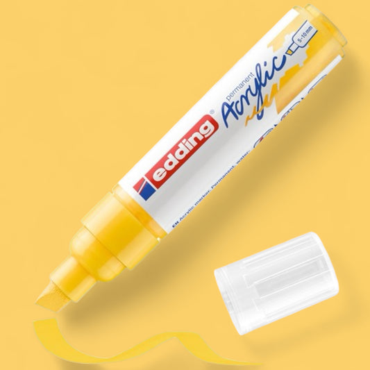 Edding 5000 Acrylmarker verkehrsgelb 905 , Keilspitze 5-10 mm