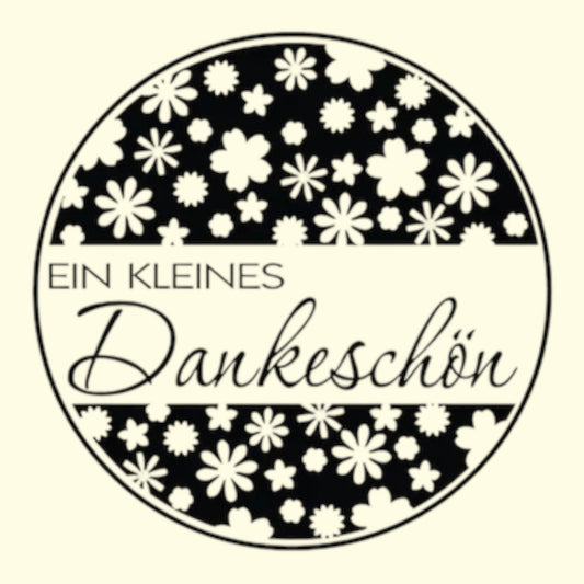 Rayher Holzstempel Dankeschön , Ø 3 cm