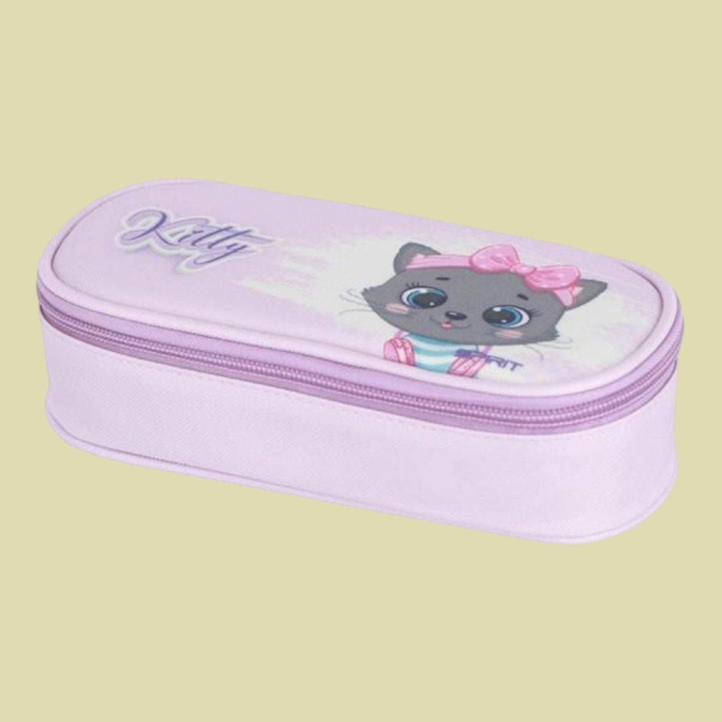 Schuleretuis Leer MY BAG Mini "KITTY", 1-Zip