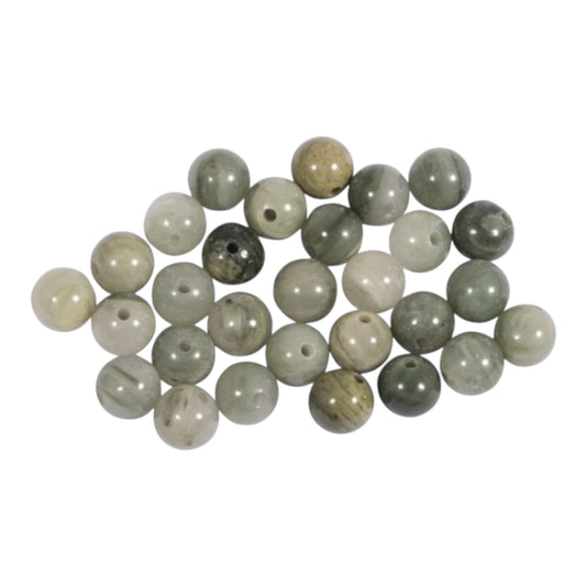 Rayher Halbedelsteinperlen Labradorite, 6 mm, 30 St.