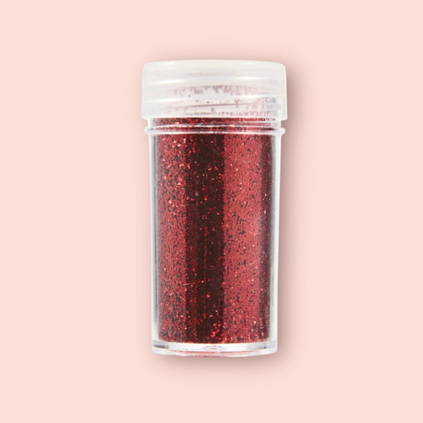 Glorex decorative effect glitter red, 14 ml