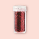 Glorex decorative effect glitter red, 14 ml