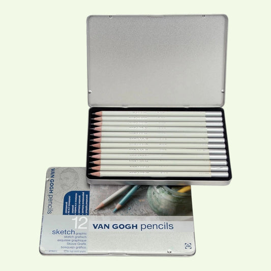 Van Gogh sketching pencil set with 12 graphite pencils