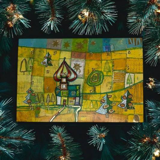 postcard Advent calendar