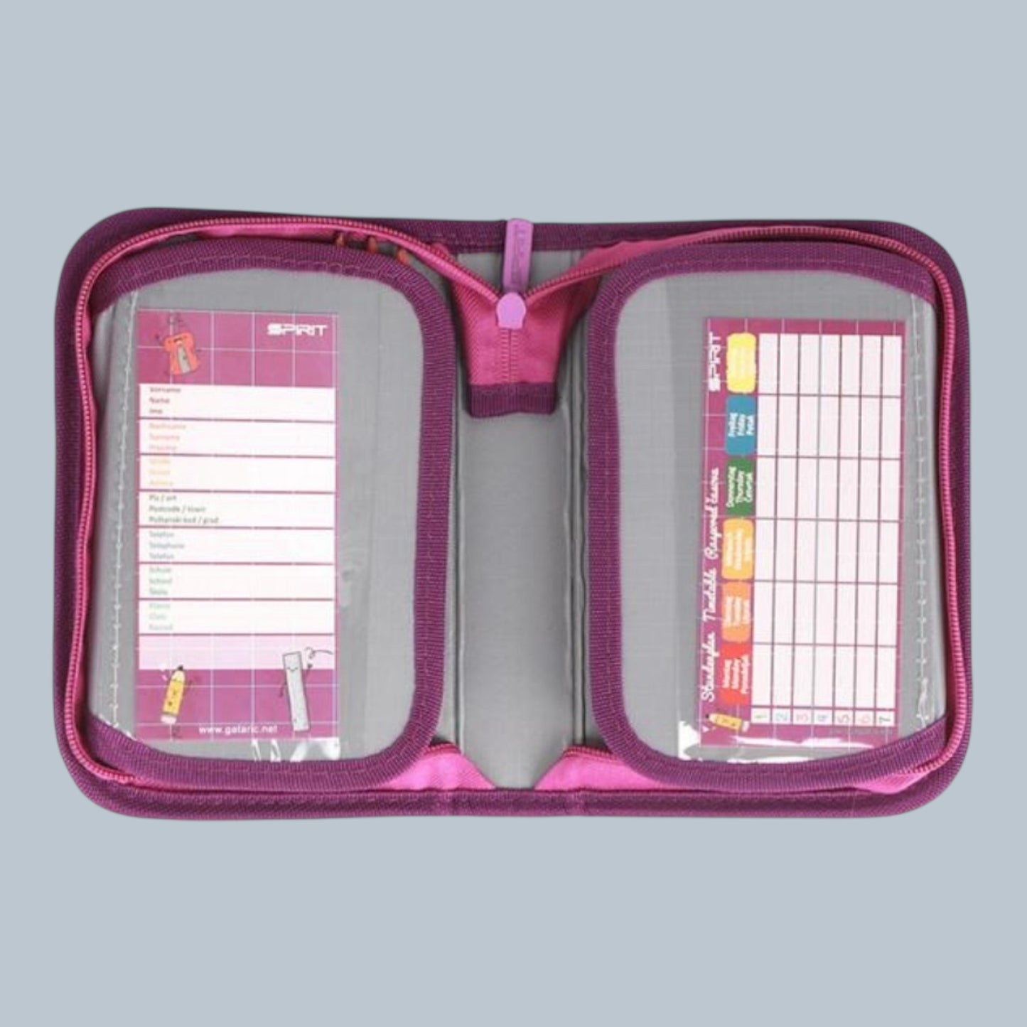 Schüler-Etui ''ABS FLOWERS'', 1-Zipp, 28-tlg