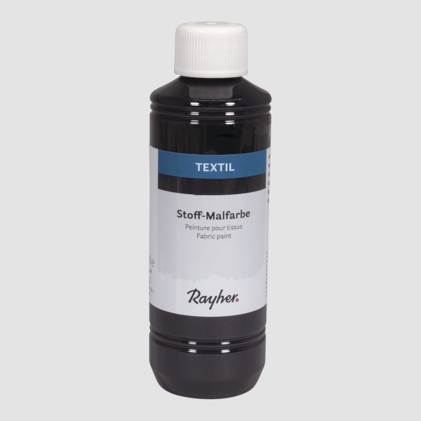 Rayher Textil Fabric Paint, Black, 250ml