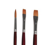 Rayher Brush Set Hobby Creative, FSC 100% -Set with 3 brushes