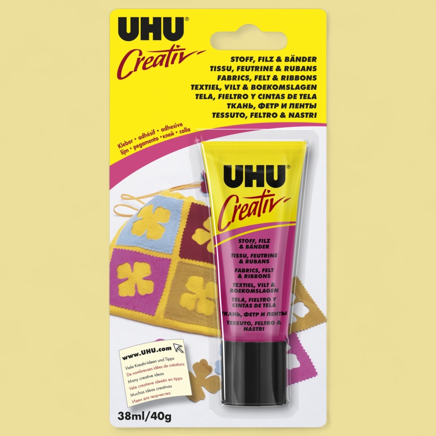 UHU Fabric, Felt & Ribbon Glue . Craft Glue