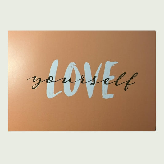 Postkarte „Love Yourself“