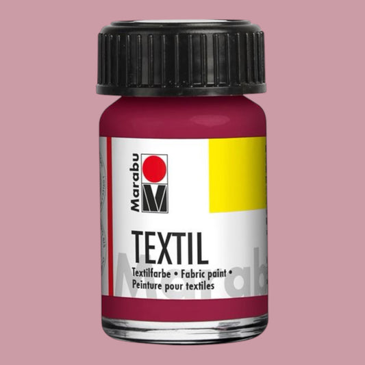 Marabu Textil, Stofffarbe Brombeere 223, 15 ml