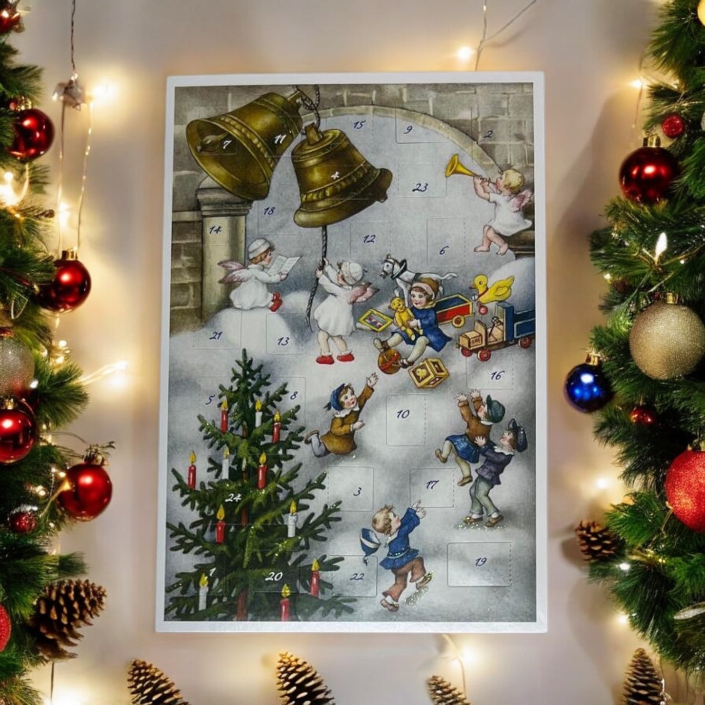 postcard Advent calendar