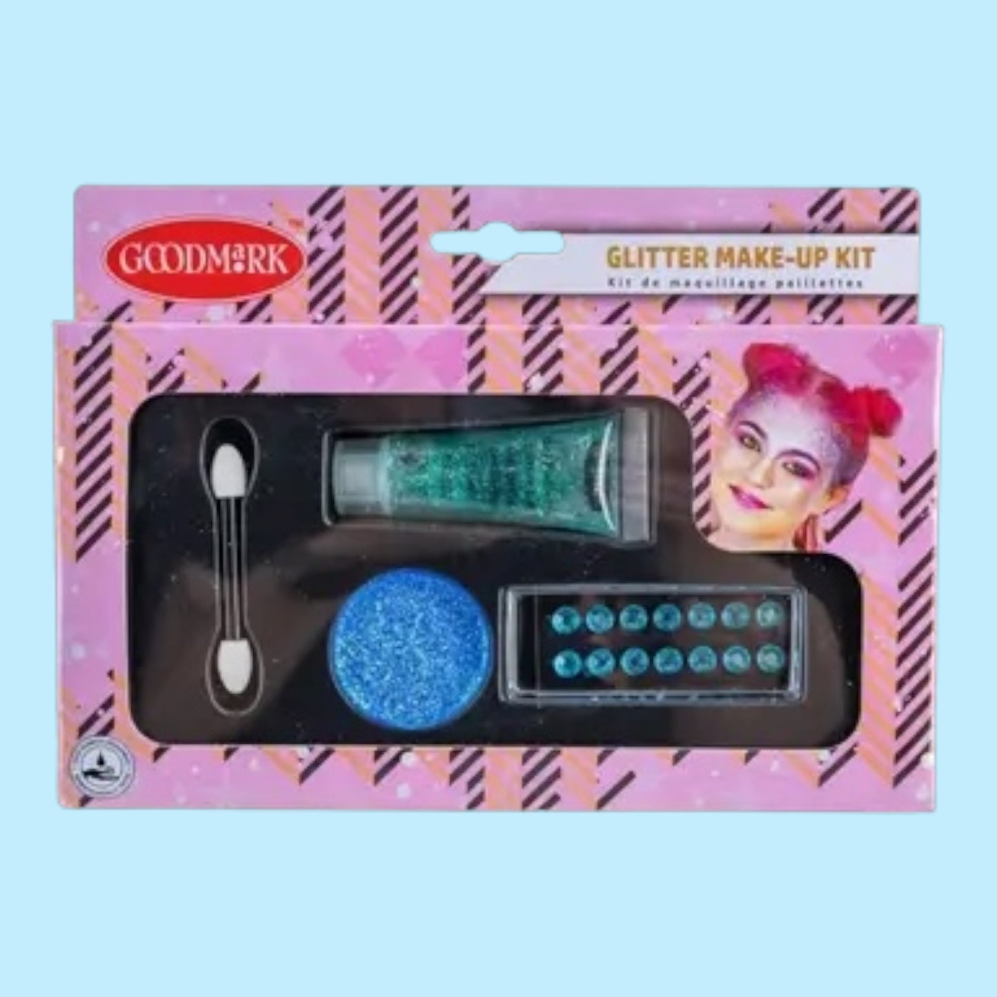 Goodmark Glitter Make‑Up Kit – Glitzer Schminkset (5+)