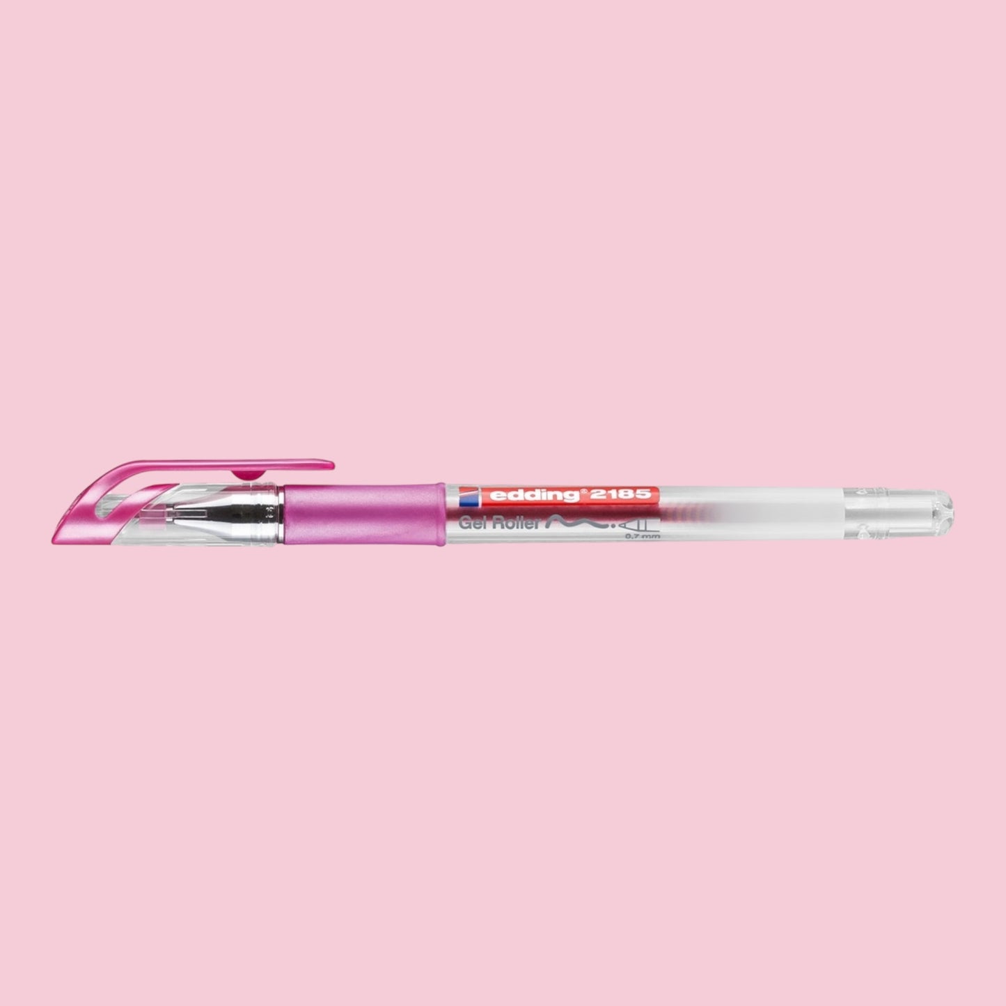 Edding 2185 Gelroller – Pink Metallic, Rollerspitze 0,7 mm