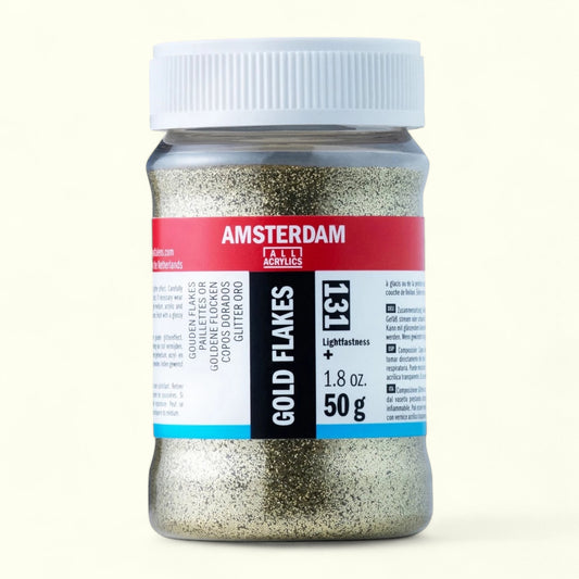 Amsterdam Glitter Flakes Gold 131