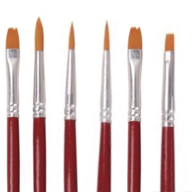 Rayher Brush Set Hobby Creative, FSC 100% -Set with 6 brushes