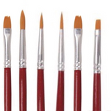Rayher Brush Set Hobby Creative, FSC 100% -Set with 6 brushes