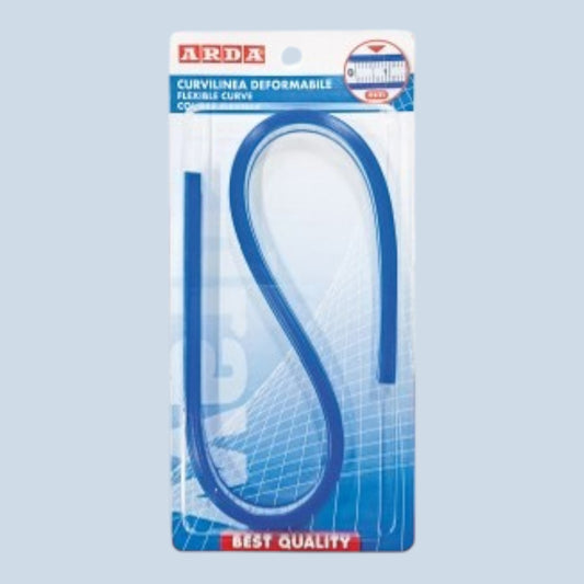 ARDA Kurvenlineal Kunststoff Blau Länge 50 cm