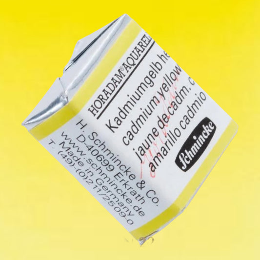 Schmincke HORADAM Aquarellfarbe 1/2 Näpfchen № 224 Kladmuimgelb