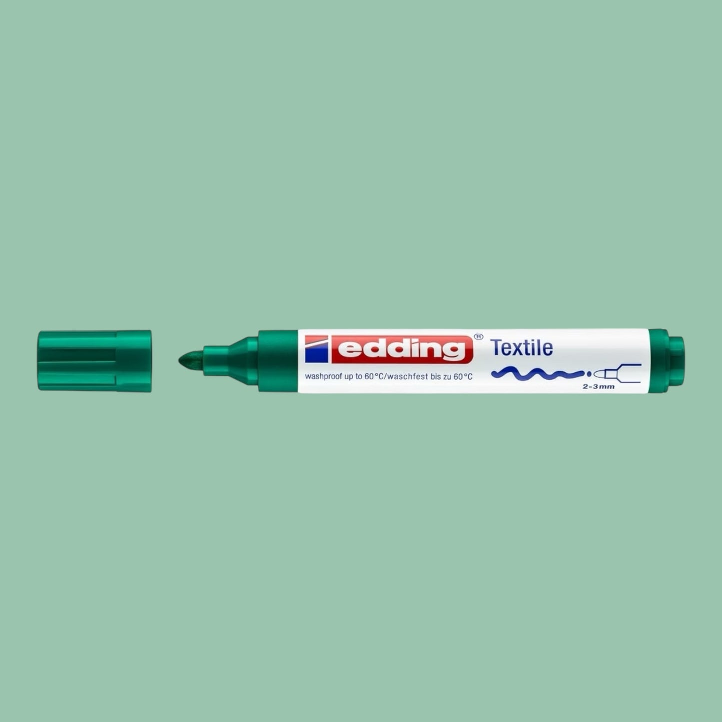 Edding 4500 Textile Marker – 2-3 mm Rundspitze, Grün