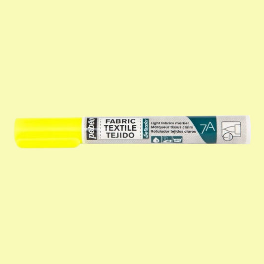 Pébéo Setacolor Stoffmarker 7A – Neongrün, für helle Stoffe