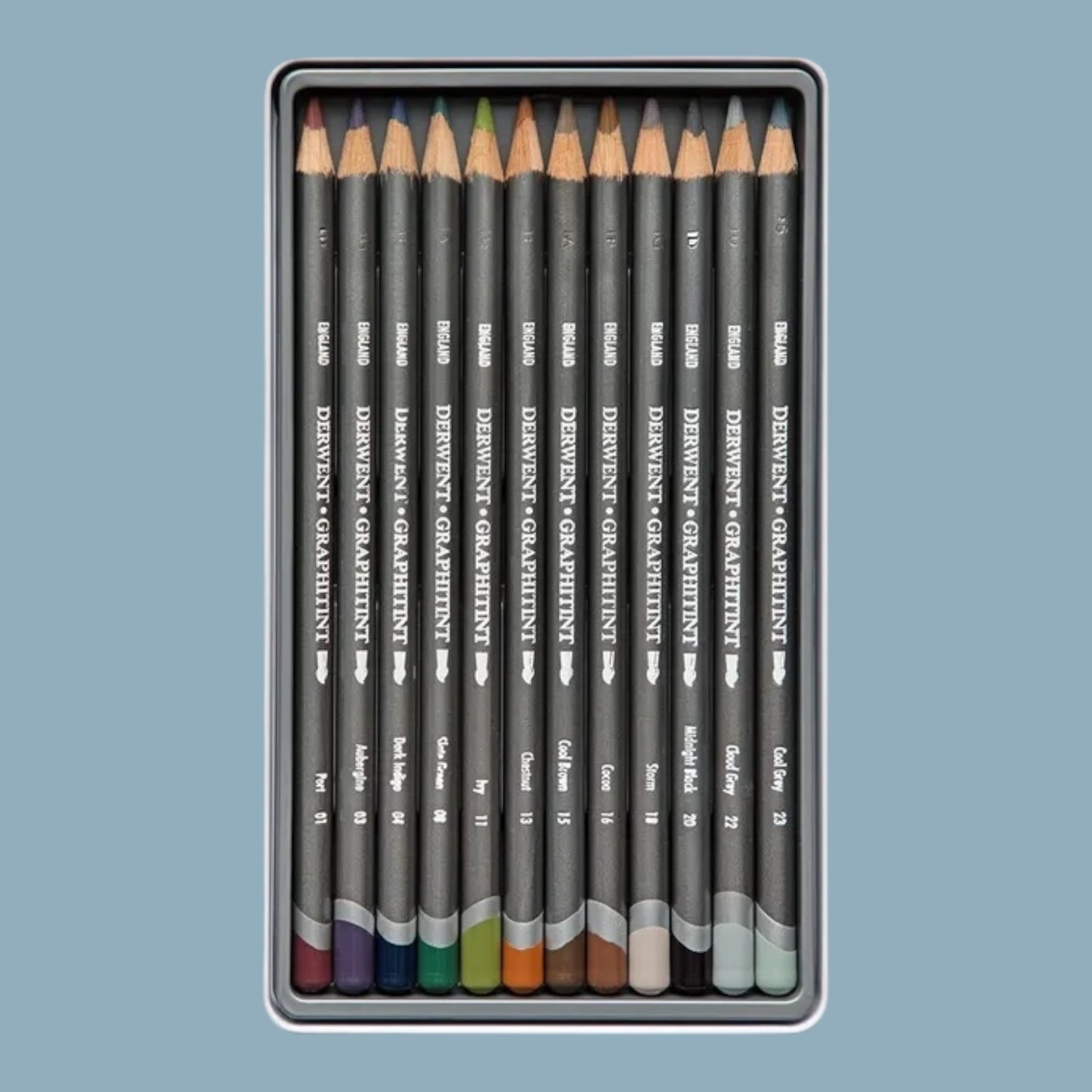 Derwent Graphitint Aquarell Farbstifte Set – 12 Stück