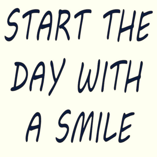 Glorex Reliefeinlage Start the day with a smile