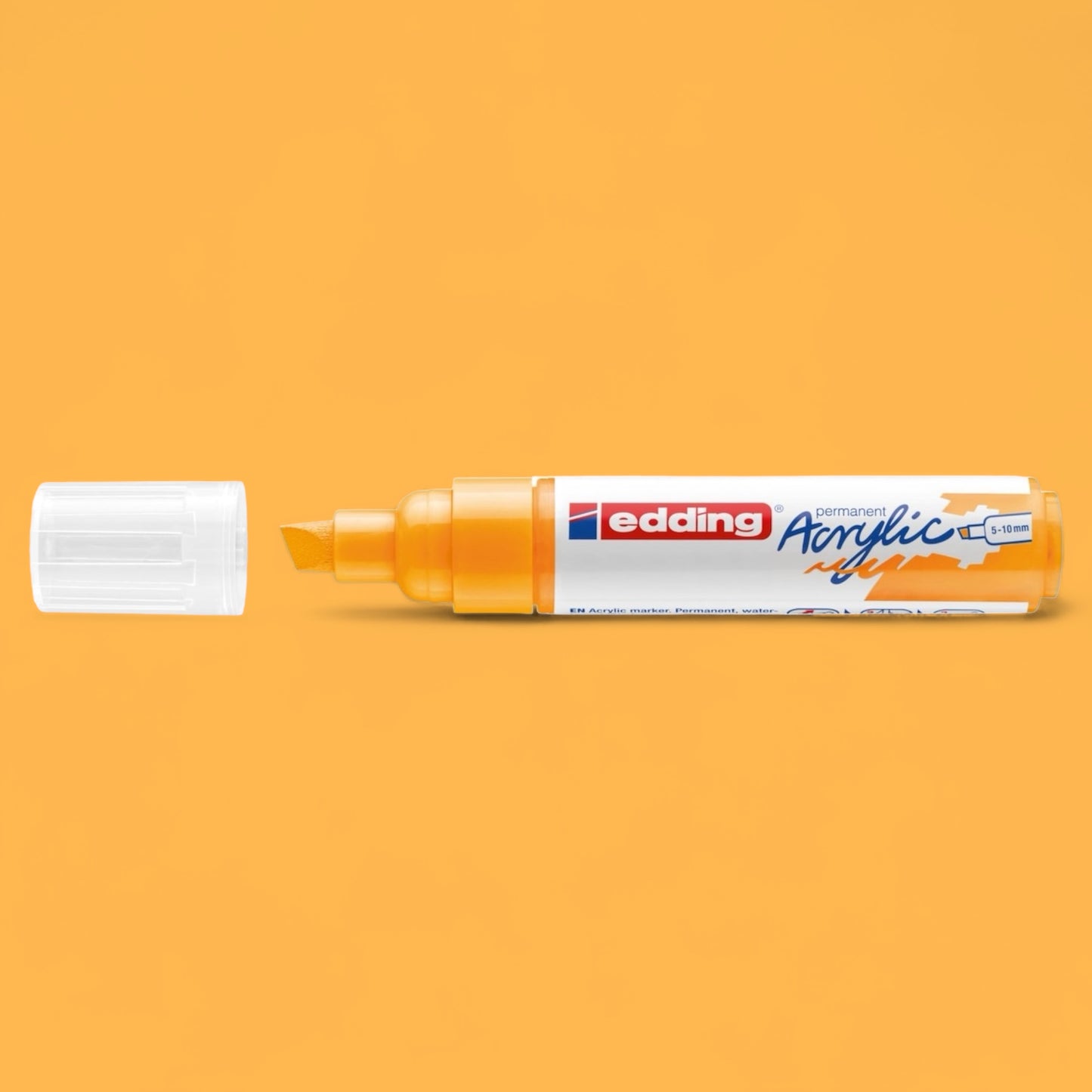 Edding 5000 Acrylmarker sonnengelb 906 , Keilspitze 5-10 mm