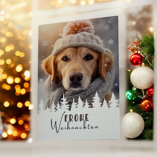 Postcard Merry Christmas .