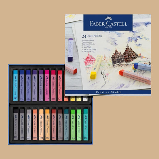 Faber-Castell – Soft Pastels, 24-teilig