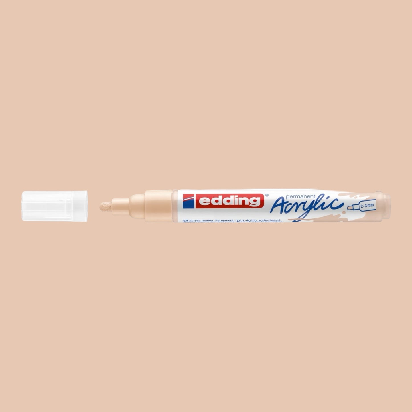 Edding 5100 Acrylmarker warmbeige 255 , Rundspitze 2-3 mm