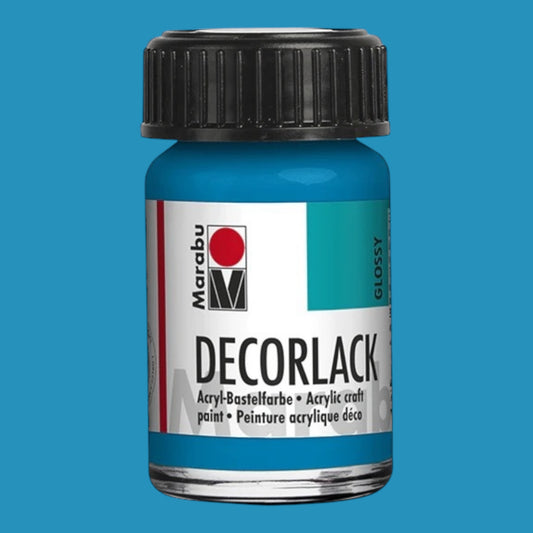 Marabu Decorlack Acryl Glanz Cyan 056