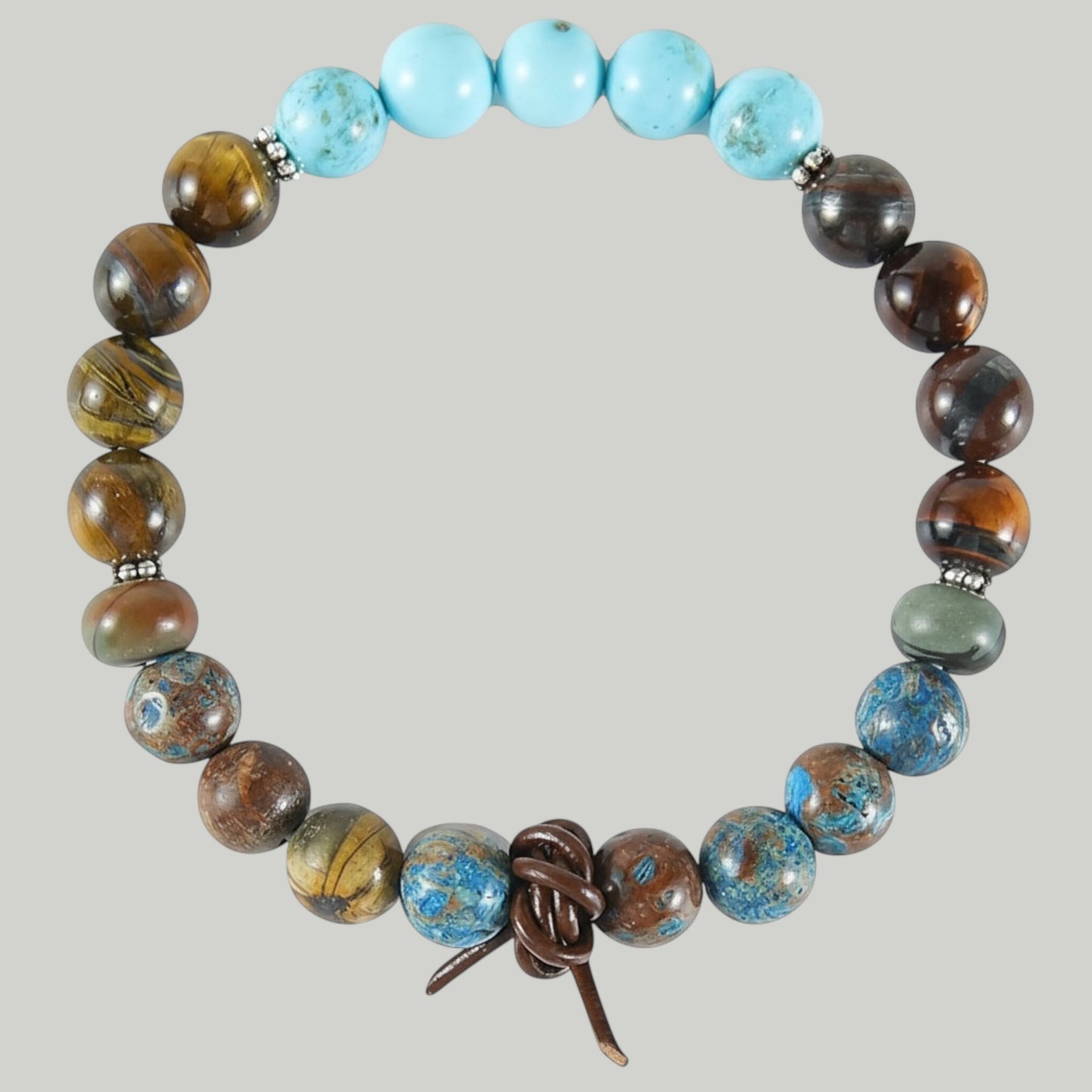 Glorex Armband Natursteine – DIY Set, 8 mm