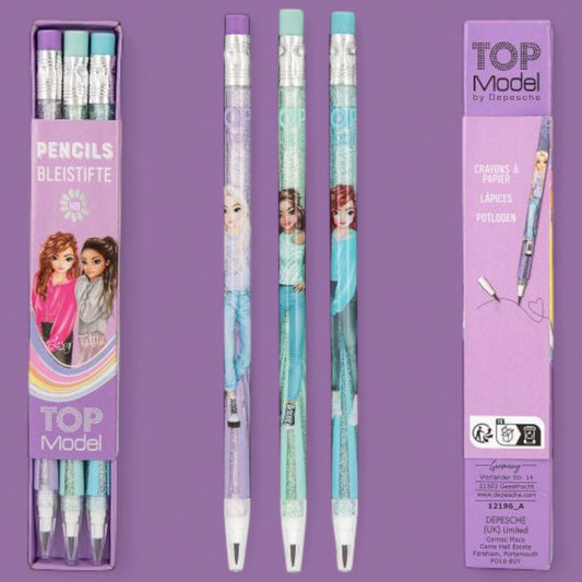 Depesche TopModel Push Pencils, set of 3