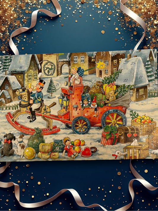 postcard Advent calendar