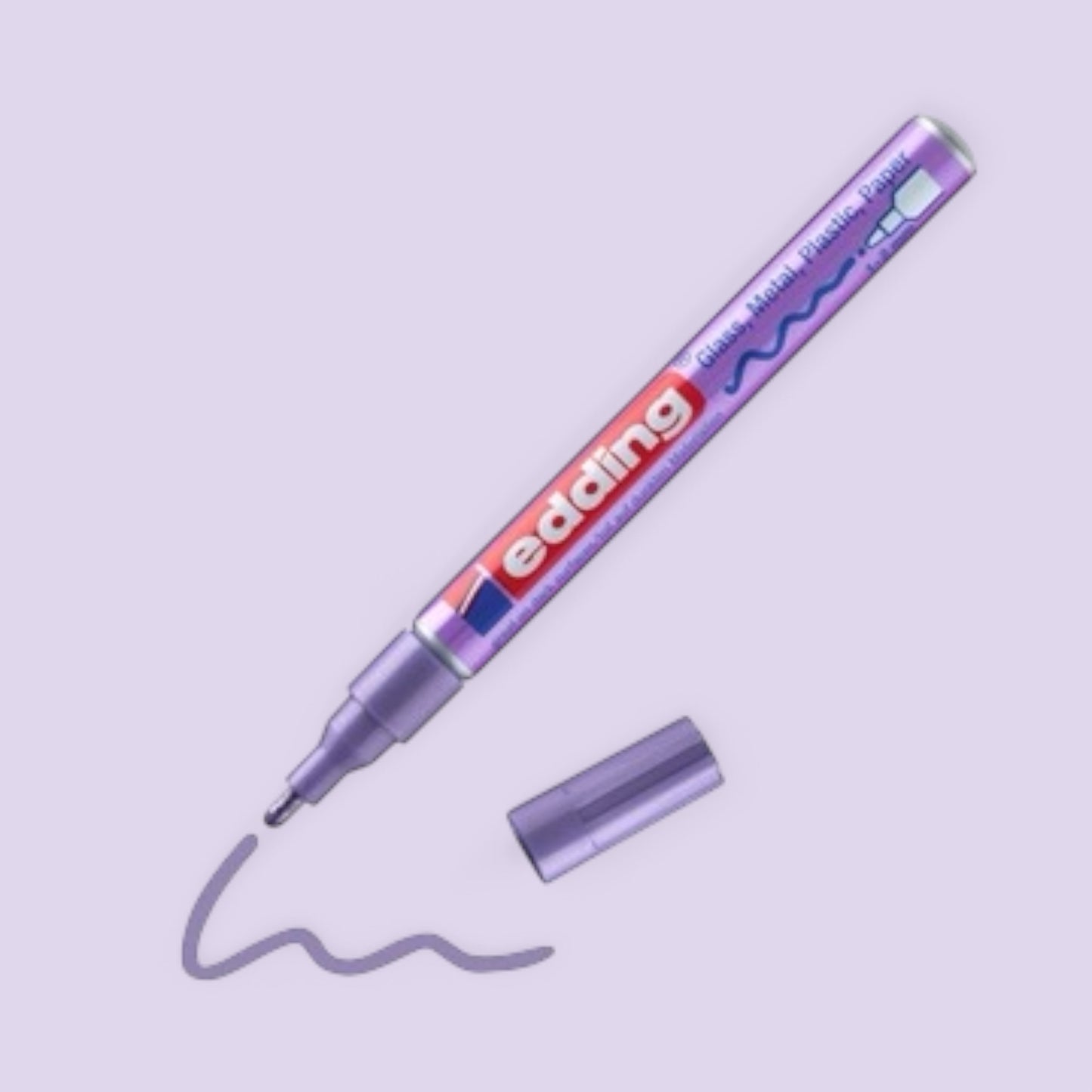 Edding 751 Glanzlack-Marker violett-metallic, 1-2 mm